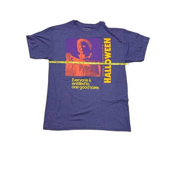 Halloween Michael Myers T-Shirt Mens Medium Purple Horror‎ Movie John Carpenter - Picture 3 of 7